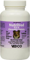 NutriVed O.F.A. Chewable Tablets for Small / Medium Dogs, Roast Beef & Liver Flavor