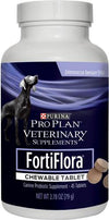 Purina Pro Plan Veterinary Diets FortiFlora Chewable Tablets Digestive Supplement for Dogs
